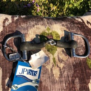 Korsteel JP Rubber Mouth Jointed Dee Ring Stainless Steel Snaffle Bit